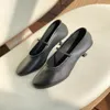 De Row Shoe -ontwerper Luxe ballet platte schoenen voor vrouwen met ronde teen formeel casual comfort mode klassieke veelzijdige bootschoenen jurk schoenen