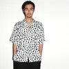 2024ss Leopard Shirt Men Woman Streetwear Black White Coffee Blue Pink Top Quality Shirts