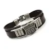 STRANDS NIEUWE HENS LEREN BRACELPE MET HOT ROUTE66 60S ROAD BEKEN MOTORCYCLE BIKER RIDER ZWART BANGEN MANNEN SIERARY