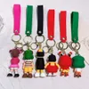 Anime Creative Cartoon Couple de couple Keychain Pendant Pendor accessoire jouet mignon Doll Keychain Birthday Gift