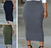 Femmes automne sexy slim slim plaines jupes dame hautes taille longue fête des vacances de fête de vacances scolaristes de vacances skirt7025346