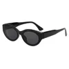 The Retro Oval Frame Sunglasses Personalité Patwalk Small Grasses Menswomens Universal UV400 Eyewear 240417