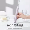 Cabeças mais recentes Xiaomi Mijia escova de dentes elétrica Sonic T302 4 Brusc Head Ipx8 360 ° Carregamento sem fio 4 Modos de dentes de limpeza profunda