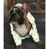 Brand Dog Apparel Classic Designer Haustier Mode Reflexion Trench Coat Hunde Katzenbekleidungsmethode Corgi Teddy Bagger Kleidungsstück Jacken überschwärmen Regenmäntel