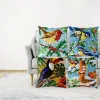 Pillow Birds Series Latch Hook Materials Segmento 3D Bordado Kits de almohada de lana Material de almohada de almohada de bricolaje 43 cm