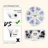 500 Loose Promade Fans 3D to 20D Handmade Ultra Dark Soft Russian Volume Lashes Premade Volume Fans Mix Length Eyelash Extension 240422