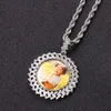 Yunyi Photo Diamond Mememorative Medalペンダントジルコンヒップホップトレンディジュエリーネックレスアクセサリーでいっぱい