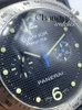 Multifunktionell sex -stifts Timing Mens Quartz Watch Waterproof Pererei Sailing Race Special Edition PAM00308 PAM308