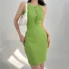 カジュアルドレスユームーシックなファッションセクシーなパッケージヒップ包装夏のドレス女性スリムエラスティックボディーコンミニパーティー衣装Vestido