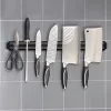Stockage 33 cm porte-couteau magnétique Metal couteau rack rangement mur mur de chef de com ustensile ustensile aimant outil de cuisine polyvalente