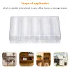 Boxen 100pcs Clear Round Coin Capsule Container Aufbewahrungsbox Gold Kupfermünzen Halter Tragbarer Fall Organizer Box für Münzsammlung