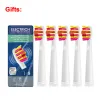 Köpfe Seago 507 Erwachsene Klang Elektrische Zahnbürste 5 Modi wiederaufladbare Zähnepinsel 2 Minuten Zeitpunktzähne mit 8 Zahnbürstenkopf