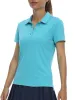 シャツ夏の女性ゴルフテニス半袖Tシャツ女性ゴルフスポーツ服スポーツポロカジュアルTシャツポロシャツライトクイックドリー