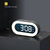 時計導かれている目覚まし時計フェイシャルマスクアプリケーションタイマー子供の学生ベッドサイド明るい電子時計屋内デスク時計家庭