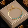 Bracciale per bracciale per fascino in oro giallo 14K per donne Nuova tendenza arrugginite per la festa dei gioielli Regali di consegna bijoux Braccialetti Dhcob DHCOB