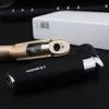 Uczciwy strumień Jet jaśniejszy płomień Butan Torch Lighters WindProof Outdoor Argarette Cigar Igniter