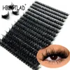 60D80D MINK ESELASHES 100280 BUNDLES NATURAL EYELASH 3D Russia Volumen de herramientas de maquillaje de clúster individual Las pestañas 240407