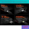 Painel de 7 polegadas Original novo para o Onexplayer Mini Game Console Expansion Dock Dock Base Base Base Splitter USB Splitter