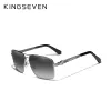 Sunglasses KINGSEVEN Design Sunglasses For Men/Women New Polarized UV400 Coating Optical Lens Auto Reset Square Frame Driving Eyewear