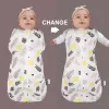 sets Baby Sleeping Bag 100% Cotton Diaper Cocoon Envelope For Newborns Zipper Sleep Sacks Printed Dandelion Bedding Accessories