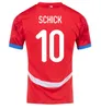 24-25 Czech home soccer jerseys dhgate Customized HLOZEK 9 SCHICK 10 SULC 11 CHYTIL 13 CHORY 19 SOUCEK 22 NEDVED 4 POBORSKY 8 BERGER 14 NOVOTNY 18 kingcaps wear