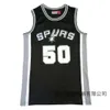 Men Jersey Spurs 21 Duncan Robinson geborduurd basketbalpak Sporttank top voor en vrouwenjeugd