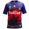 UOMINO JERSEY Melbourne Storm NRL Edizione indigena a casa a manica corta Rugby per