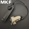 Lights Tactical SureFire X300 X300V X400 X400V X400U Remote Dual Switch Assembly Weapon Light Scout IR Ficklight monterad på 20mm