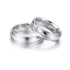 Bande Vnox Eleganti Coppia Rings for Women Uomini in acciaio Wedding Bands AAA CZ Stones Trendy Anel Alliance Gift