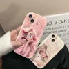 Pufices de teléfonos celulares Pretty Prinecess Cartoon Wave Light TPU Soft Telephip para iPhone 15 14 13 Pro Max 12 11 Pro Max x xs Max XR 7 8 Plus SE Cover Y240423