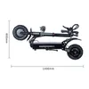 6000W Double moteur électrique Scooter Adulte 11 "Off Road Pneus E-Scooter à longue portée