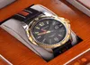 Luksusowa Golden Mens Analog Analog Data Data Ręka Ręka Curren Marka Mężczyzna kwarcowy zegarki M8104 Model Model BY BBWAT233I1903265