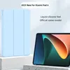 Tablet PC Kılıfları Pad için Torbalar 6 Durum 11 inç Akıllı Üçlü Deri Silikon Tablet Kapak 6 Mi Pad 6 Pro Kılıfı