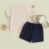 Clothing Sets Toddler Kids Baby Boy Summer Clothes Cool Cousin Club Short Sleeve T-Shirt Shorts Set 2Pcs Boys Outfits