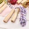 Jump Ropes Children Students Ski Ropes Woode Handmade Woven Ropes Mens and Womens Gym Ski Ropes Muscle Training Fitness Jump Ropes Y240423