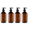 500Ml Pump Bottle Makeup Bathroom Liquid Shampoo Bottle Travel Dispenser Bottle Container for Soap Shower Gel