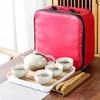 Teaware Sets With Portable Bag Fambe Ceramic Travelling Tea Set Teapot Teacup Use For Room Table Gifts Zen Tools