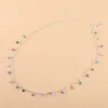 Colliers 2024 Bohème Collier perlé coloré pour femmes Charmes Chasseurs à chaîne de clavicules à filet