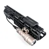 SCOPES WADSN Airsoft M300 M300A SF Taktik El Feneri Fit 20mm Rail Mlok Mount Keymod Base Silah Avı İzci LED Silah Mini Işık