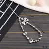 2024 Beadsed Bowknot Mobile Phone Chain Lanyard Акриловые круглые шарики мобильный телефон шарм ремешок ремешок по телефону