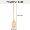 Coffee Stops 2 PCS Cosan de madera Manejo largo Small Scoop Scoop Espresso Polyester de agitador