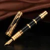 Hongdian D5 Qin Dynasty Series Piston Fountain Pen EF/F Nib Exquisite Retro Calligraphy Writing Engraved Chinese Style 240409