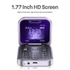 Разблокированный i16 Pro Mini Wold Mobile Phone 2G GSM Dual SIM -карта Скорость Diver Video Player Magic Voice 3.5mm Jack fm маленький флип -мобильный телефон