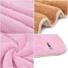 Towels Pet Dog Blankets Super Soft Warm Towels Coral Fleece Blankets For Puppy Dogs Cat Bath Towels Size S/M Pet Supplies Great Quality