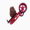 Tillbehör LitePro Elite Folding Bike Rolling Wheel Rack Alloy Thick Wheel Thin Wheel Bottle Cage Pressing Mount för Birdy 1/2/3