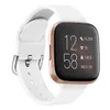 Подходит для Fitbit Versa2 Generation Bess Bess Solid Color Siliconle Silicone Strap