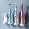 toothbrush Electric Toothbrush Holder Traceless Toothbrush Stand Rack WallMounted Bathroom Adapt 90% Electric Toothbrush Holder