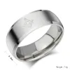 Bandas anel maçônico anel de titânio Ring Men
