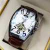 Montres Luxury Automatic mécanical Watch for Men Sports Watchs Tourbillon Skeleton Military Male Horloge Cool Tonneau Man Wristwatch
