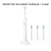 Heads XIAOMI MIJIA T301 Electric Sonic Toothbrush USB Charger Rechargeable For Adult Waterproof Electronic Tooth Brush Whitening Teeth